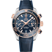 海馬 45.5毫米, 不鏽鋼-Sedna™金錶殼 於 橡膠內襯皮錶帶 - 215.23.46.51.03.001