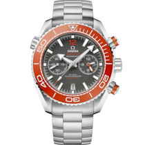 Grey dial watch on Steel case with Steel bracelet - Seamaster Planet Ocean 600M 45.5 mm, steel on steel - 215.30.46.51.99.001