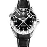 Seamaster 43 mm, Steel on Leather strap with rubber lining - 215.33.44.22.01.001