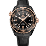 海馬 45.5毫米, 黑色陶瓷錶殼 於 橡膠內襯皮錶帶 - 215.63.46.22.01.001