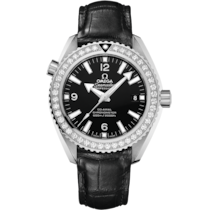 Seamaster 42 mm, steel on leather strap - 232.18.42.21.01.001
