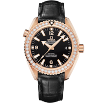 Seamaster 42 mm, red gold on leather strap - 232.58.42.21.01.001