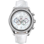 Specialities 44.25 mm, white gold on leather strap - 321.58.44.52.55.001