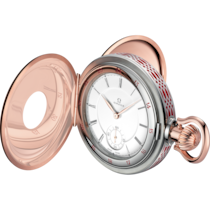 Uhr mit Weiß Zifferblatt auf Sedna™-Gold - Canopus Gold™ Gehäuse mit   bracelet - Besondere Modelle 60 mm, Sedna™-Gold - Canopus Gold™ - 518.62.60.00.04.001