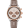 Speedmaster 38 mm, acier - or « Sedna™ » sur bracelet en cuir - 324.23.38.50.02.002