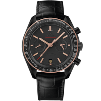 超霸系列 月之暗面腕錶 44.25毫米, 黑色陶瓷錶殼 於 皮革錶帶 - 311.63.44.51.06.001