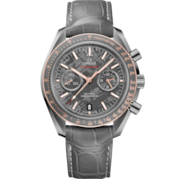 超霸系列 月之暗面腕錶 44.25毫米, 灰色陶瓷 搭配 皮革錶帶配摺疊錶扣 - 311.63.44.51.99.001