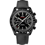Speedmaster 44,25 mm, céramique noire sur bracelet en nylon - 311.92.44.51.01.003