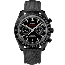 Speedmaster 44,25 mm, céramique noire sur bracelet en nylon - 311.92.44.51.01.003