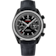Speedmaster 44,25 mm, cerâmica preta em bracelete de pele - 311.98.44.51.51.001