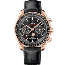 超霸系列 44.25毫米, Sedna™金錶殼 於 皮革錶帶 - 304.63.44.52.01.001