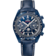 超霸系列 44.25毫米, 藍色陶瓷 於 皮革錶帶 - 304.93.44.52.03.001