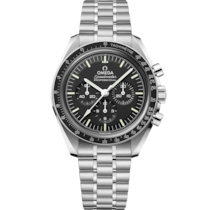 Reloj con esfera Negra en caja de Acero con  Acero bracelet - Speedmaster Moonwatch Professional 42 mm, acero con acero - 310.30.42.50.01.002