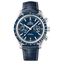 Speedmaster Two Counters 44.25 mm, titanium on leather strap - 311.93.44.51.03.001