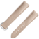 Two-piece strap - Beige vegan strap with foldover clasp - 032Z017131