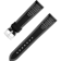 Bracelet deux pièces - Bracelet en cuir noir avec boucle ardillon - 032CUZ009780