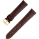 Pulsera de dos piezas - Pulsera marrón de piel de aligátor con hebilla de espiga - 032CUZ003330