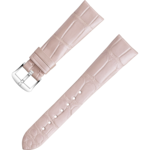 兩件式錶帶 - 淺粉紅色鱷魚皮錶帶，搭配針扣式錶扣 - 032CUZ011092