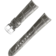 Zweiteiliges armband - Glänzendes graues Alligatorlederarmband mit Dornschließe - 032CUZ013036