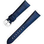 Two-piece strap - Technological-satin blue strap with pin buckle - 032CWZ009997