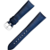 Bracelet deux pièces - Bracelet en satin technologique bleu avec boucle ardillon - 032CWZ009997