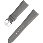 Two-piece strap - Technological-satin grey strap with pin buckle - 032CWZ010006