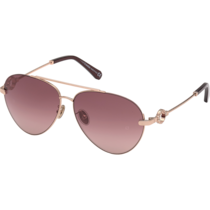 Солнцезащитные очки - Форма "авиатор", Женские очки - OM0031-H6128U