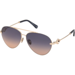 Солнцезащитные очки - Форма "авиатор", Женские очки - OM0031-H6132W