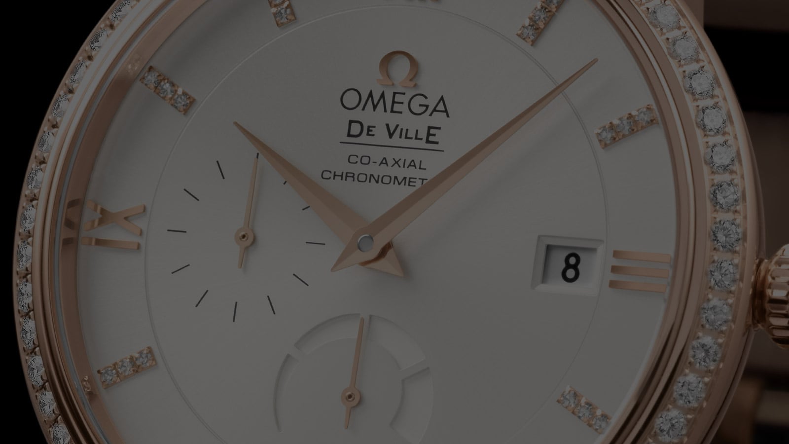 Omega One button chronograph multi scale dial