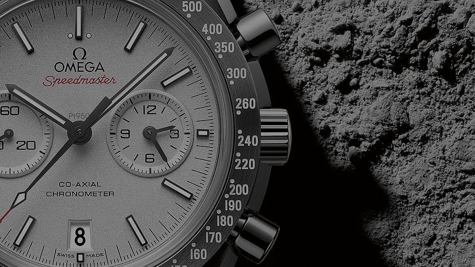 Omega Speedmaster Moonwatch Chronograph 311.30.42.30.01.006, Stick Indices, 2020, Very Good, Steel Case, Strap: SteelOmega Seamaster Aqua Terra Automatic - grey dial - ca. 2012