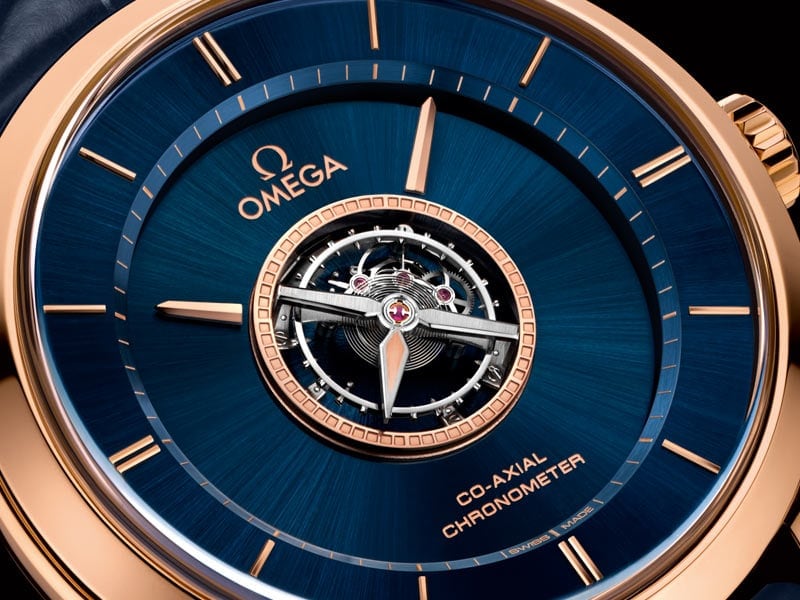 Omega De Ville Hour Vision 18K Sedna Gold While watching 433.50.41.22.03.001