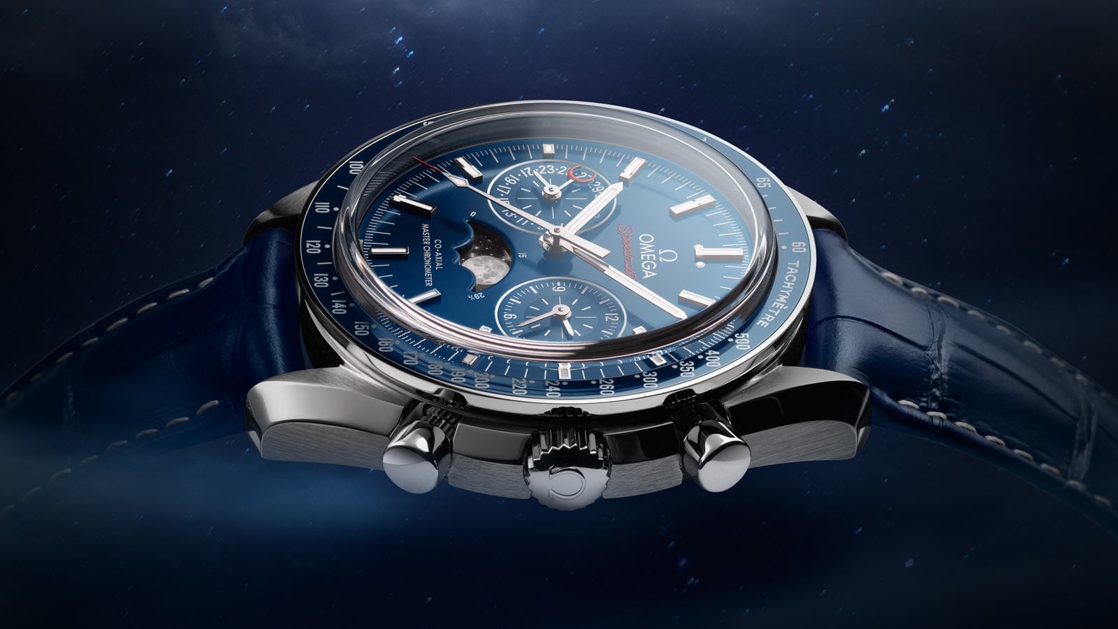 Omega Seamaster Diver ETNZ Chronograph Titan 212.92.44.50.99.001 B&P