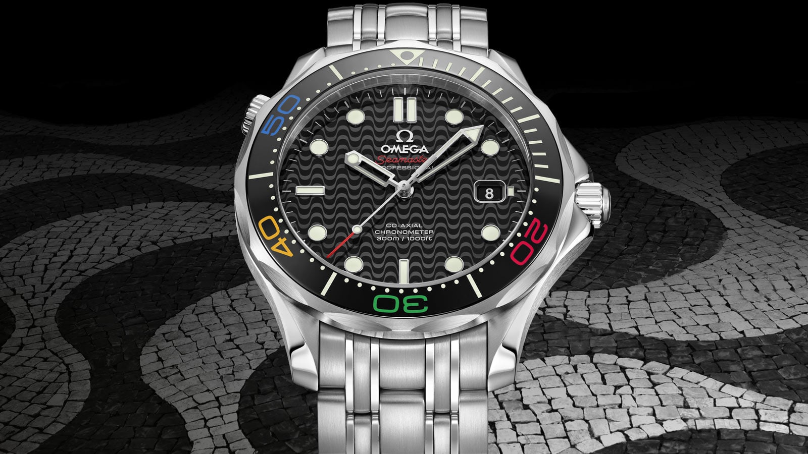 Omega Seamaster Chronograph Two Tone Men's Watch 210.22.44.51.01.001