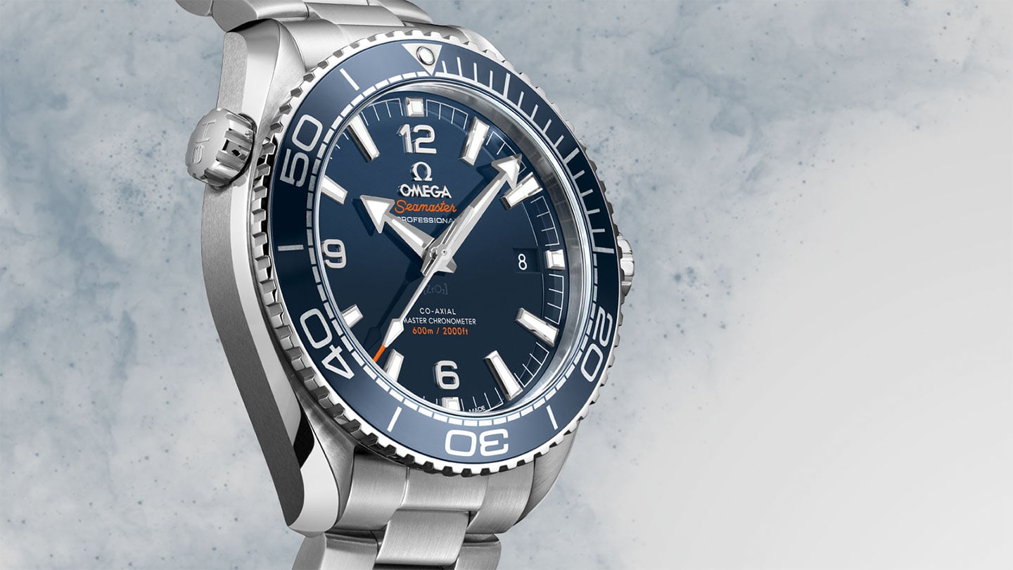 Omega Seamaster Planet Ocean 600M Co-axial Master Chronometer GMT 45.5 mm Automatic Blue Dial Bl