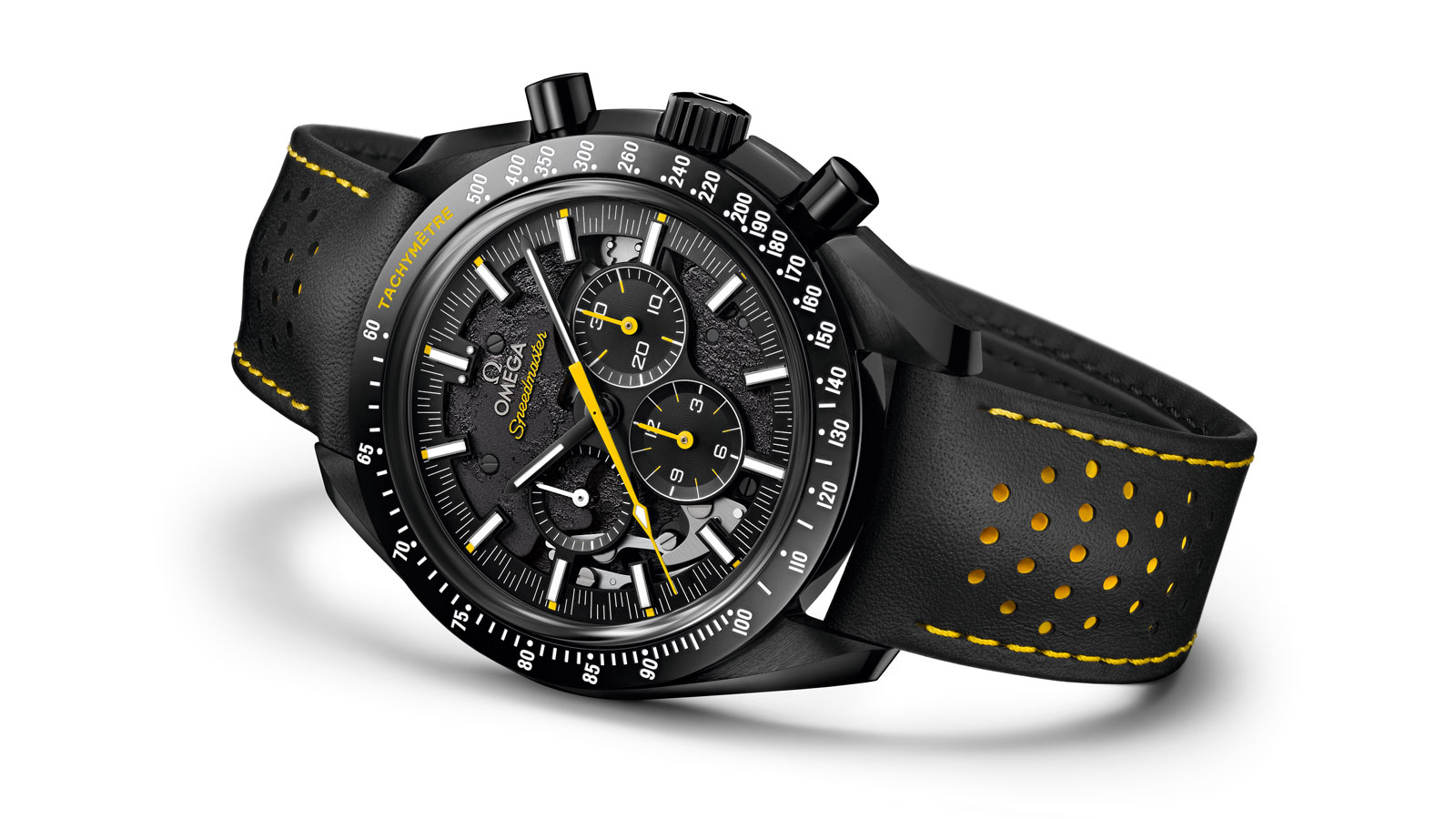Omega Constellation Diamond Bezel Black Dial Watch