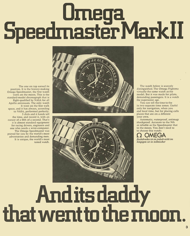 omega speedmaster mark 2 1969
