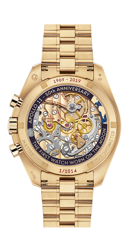 超霸系列阿波羅11號50週年限量版腕錶 - 錶背